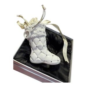 Pandora Holiday Stocking Porcelain Ornament 2012 with Pouch & Box
